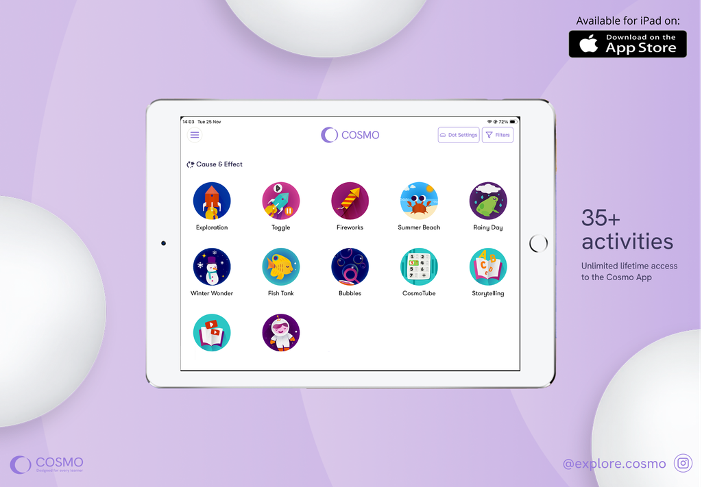 Cosmo Lernsystem – interaktives Lernen, Bewegen und Kommunizieren
