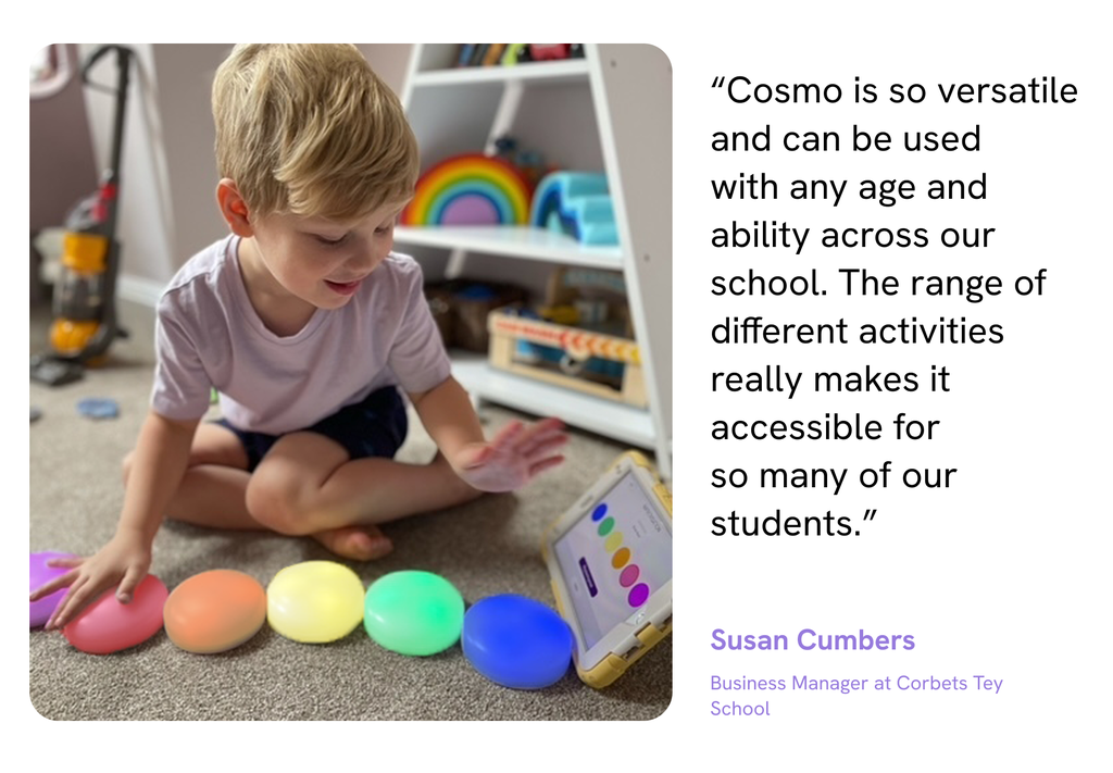Cosmo Lernsystem – interaktives Lernen, Bewegen und Kommunizieren