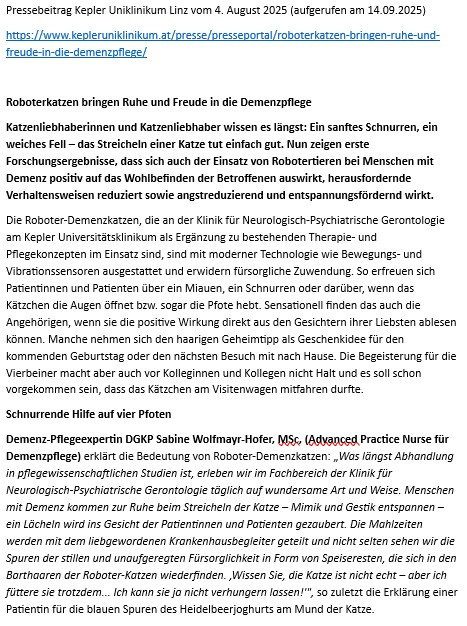 Robotic Hund „Husky-Balto“ mit interaktiven Augen