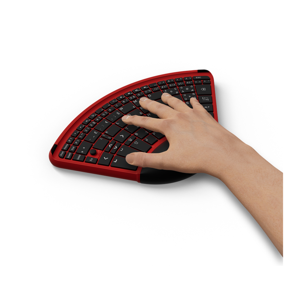 TiPY Tastatur Fire Rot