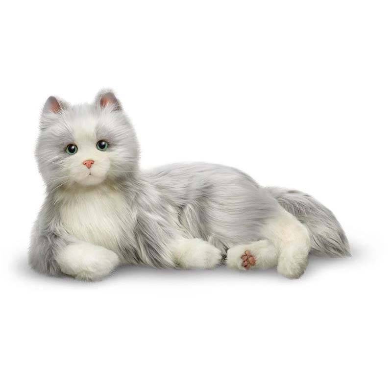 Demenz- und Begleitkatze Shiva (grau-weiß)