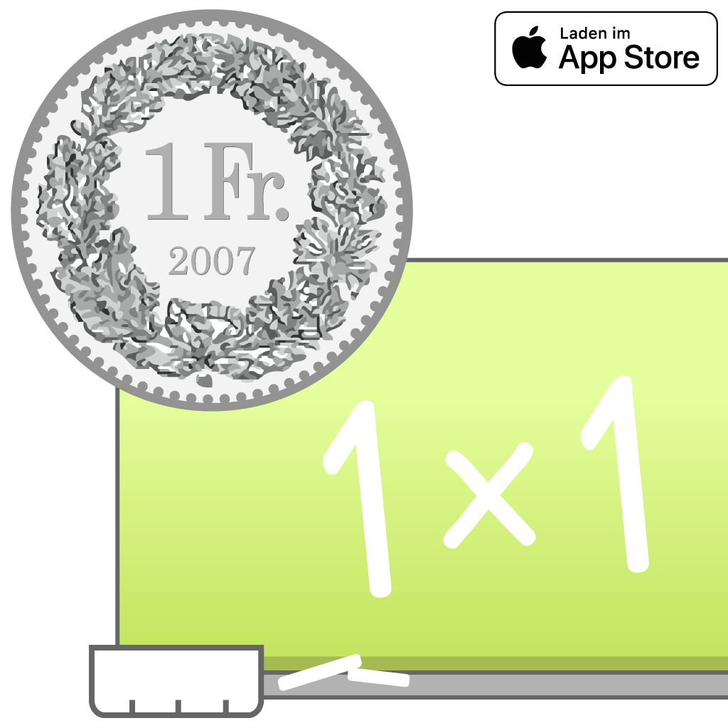 Rechnen mit dem Franken PRO iPad-App
