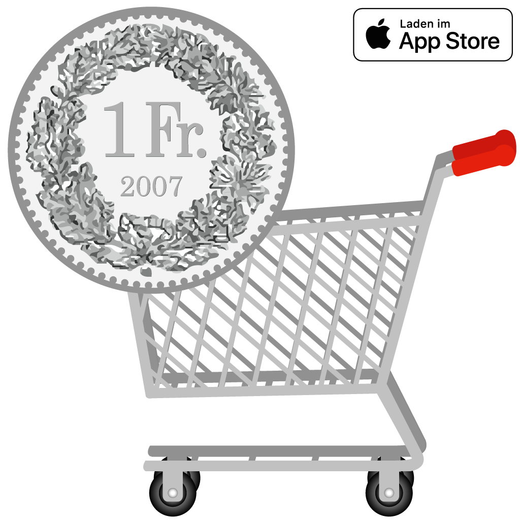 Einkaufen mit dem Franken PRO iPad-App