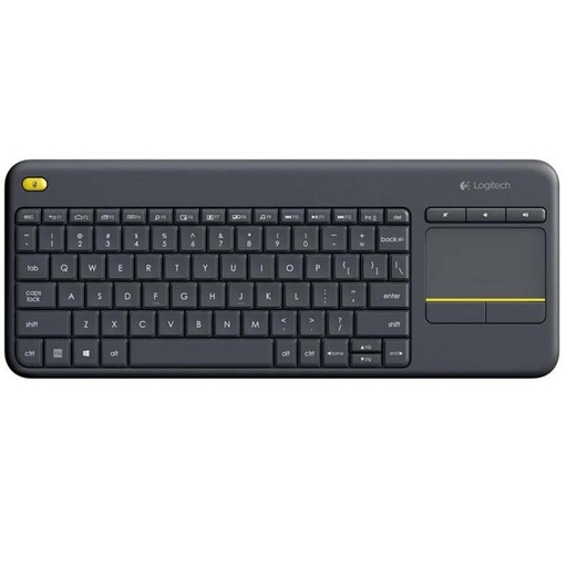 [12028] LOGITECH K400 Plus Wireless Touchpad und Keyboard schwarz, USB, DE