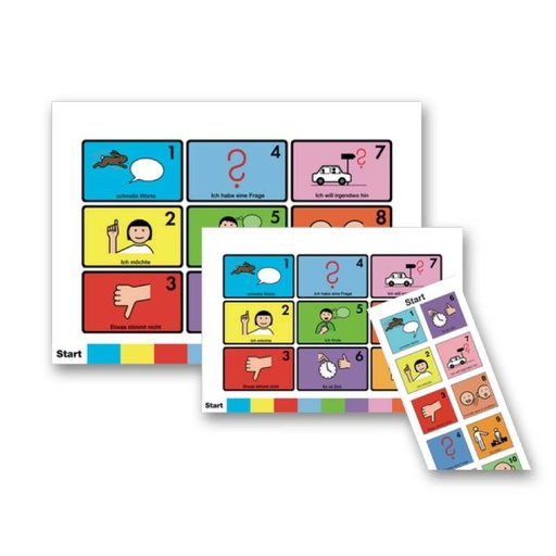 FliP Kommunikationsbücher inkl. digitaler GoTalk Now Variante (METACOM) - GoTalk Now und METACOM nicht inkludiert.