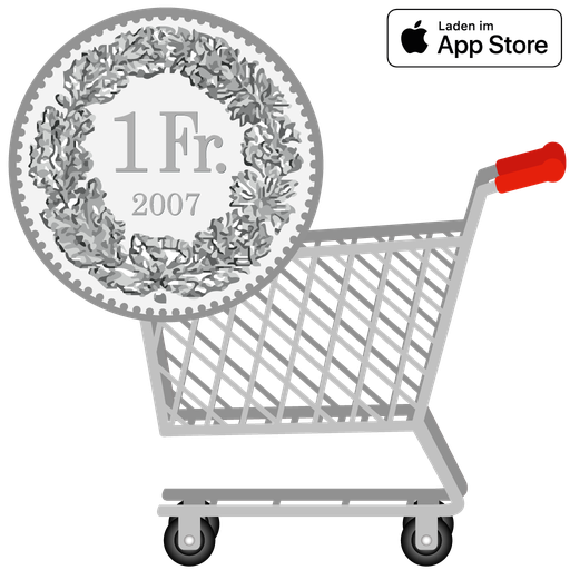 Einkaufen mit dem Franken PRO iPad-App
